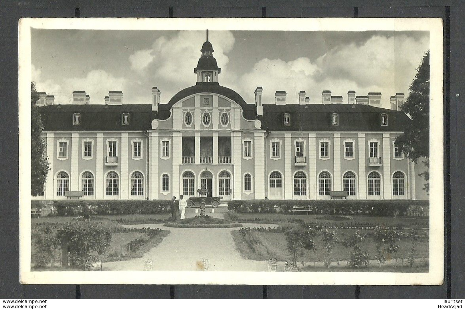 ESTONIA Estland O 1939 NARVA-JÕESUU Photo Post Card Kurort Narva-Jõesuu Das Kurhaus Kuurdsaal Photo Print: O. Haidak - Estonie