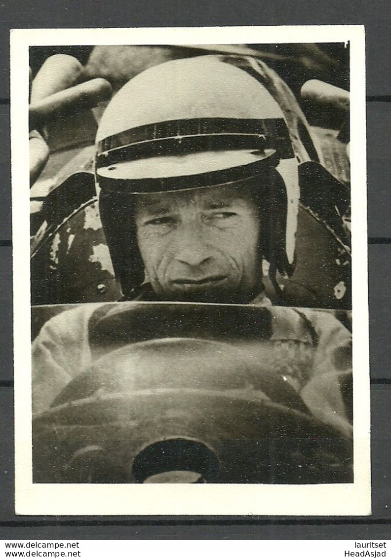 Photo Post Card Ca 1960 Actor Ives Montand Film Movie Star "Grand Prix" Rally - Actors