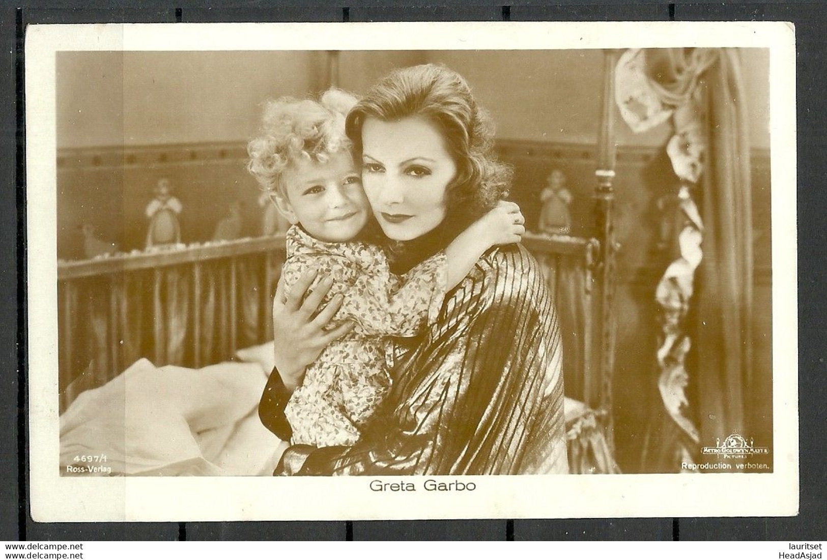 Photo Post Card Ca 1920 Actress Greta Garbo Unused - Actors