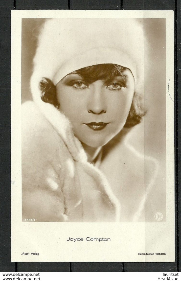 Photo Post Card Ca 1920 Actress Joyce Compton Ross Verlag - Actors