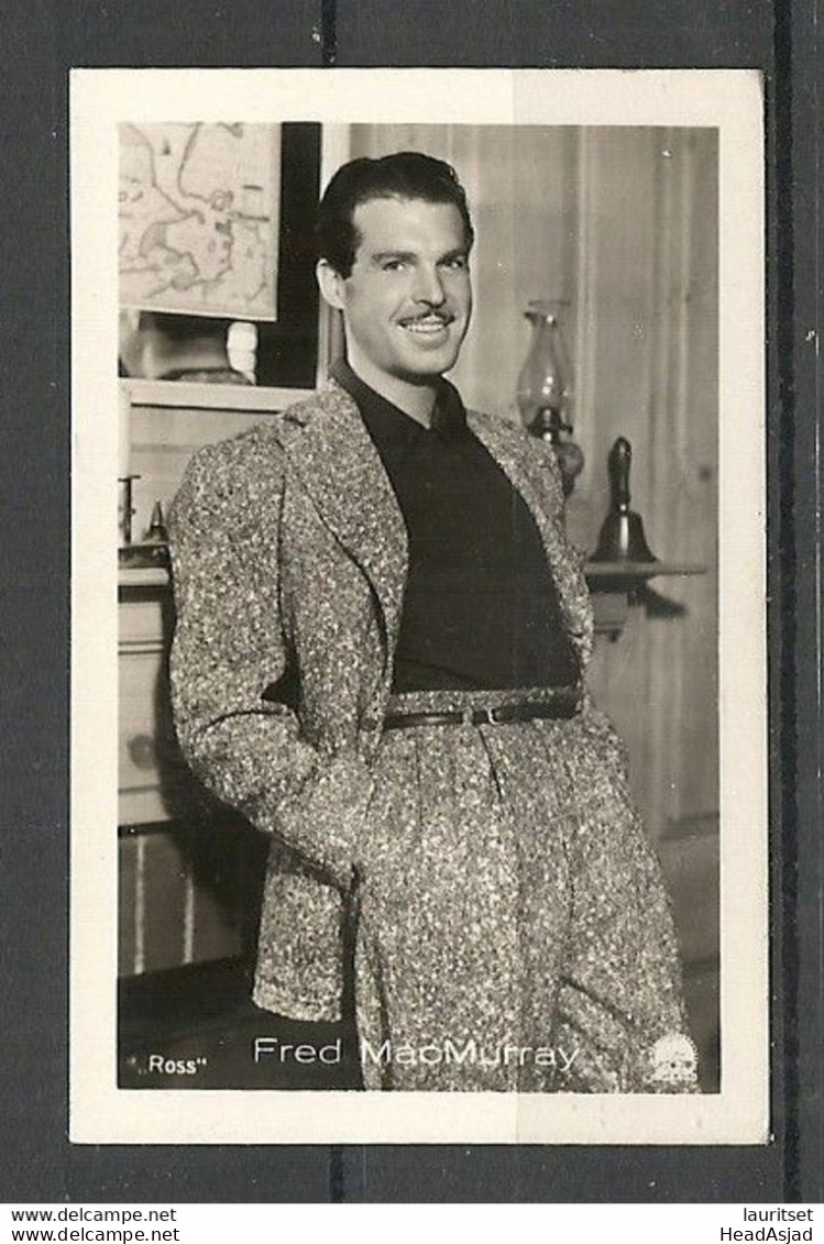 Old Photo Fred MacMurray, Movie Star Actor, Unused - Actors