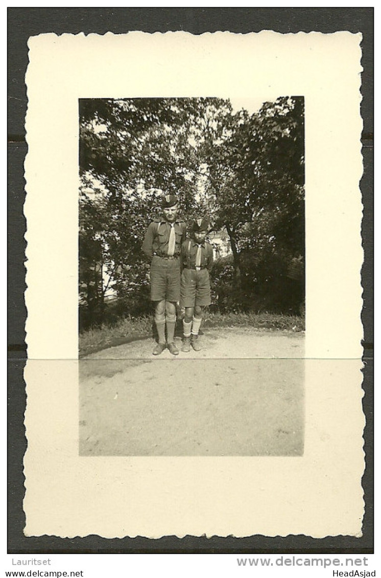 Estland Estonia Estonie Ca 1925  Pfadfinder Boy Scouts Scouting Original Photograph Scout In Uniform - Scoutismo