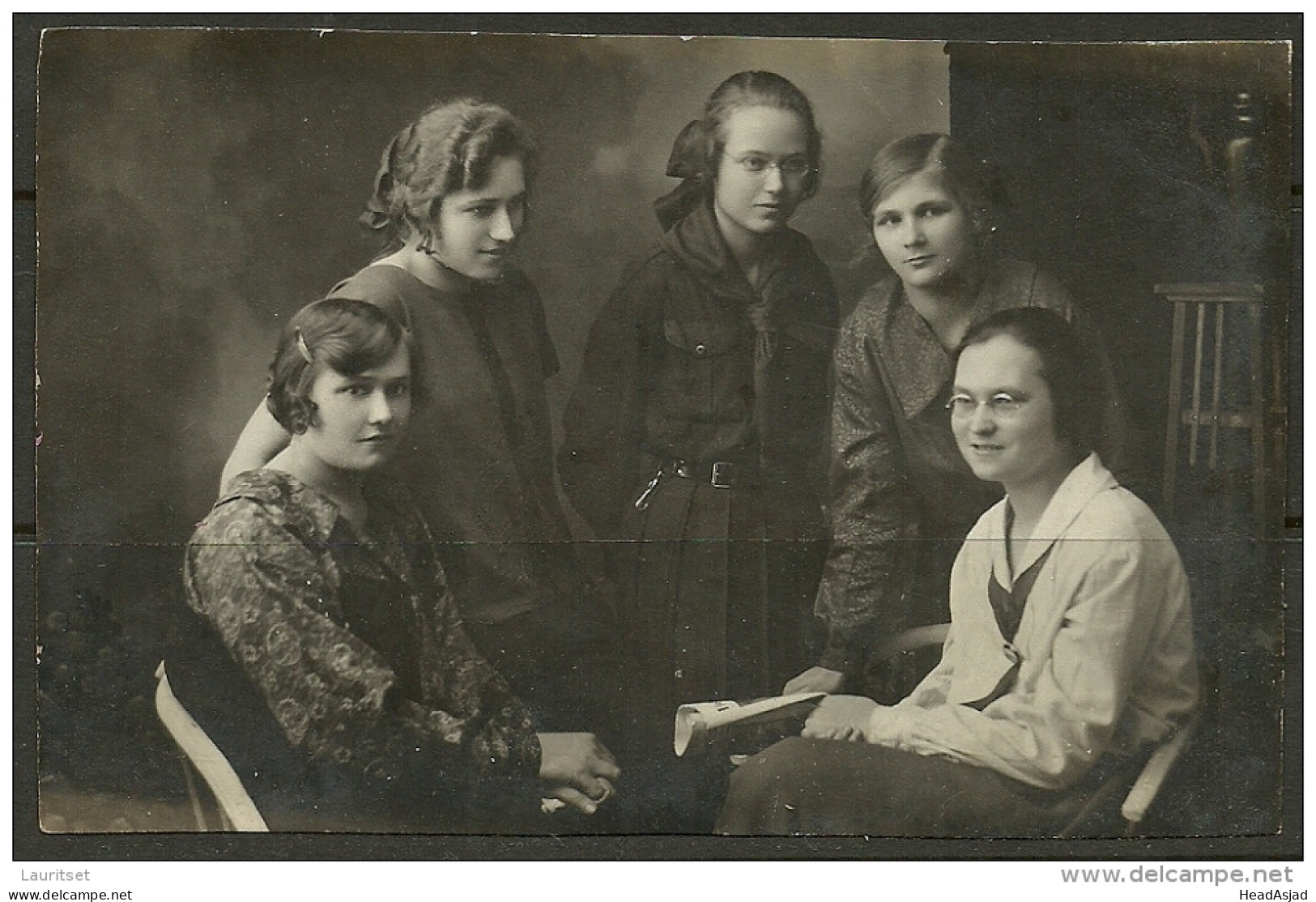 Estland Estonia Estonie Ca 1925  Pfadfinderinnen Girl Scouts Guids Scouting Original Photograph - Padvinderij