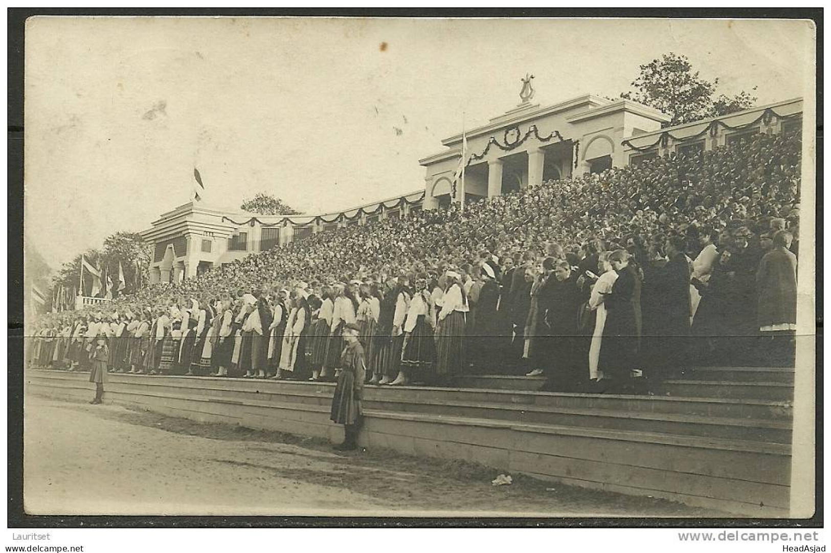 ESTLAND ESTONIA Estonie Photokarte Sängerfest O NÕMME 1936 - Estonie