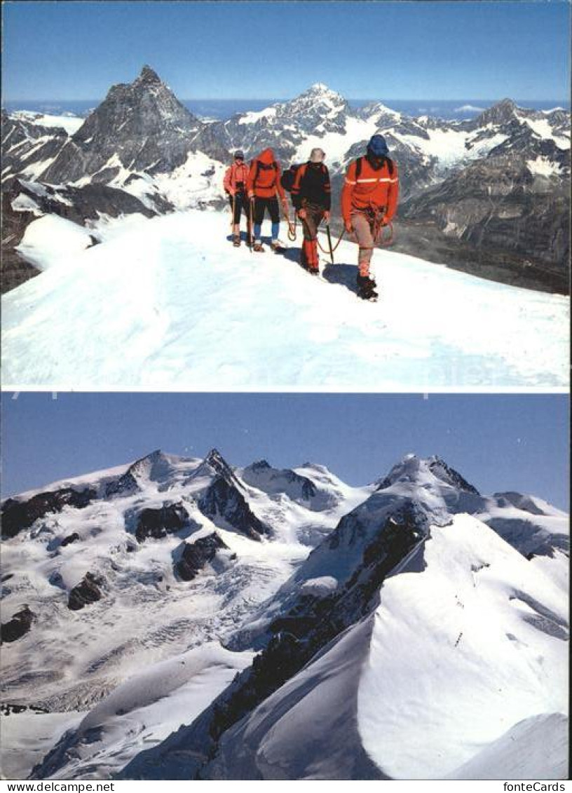 12366877 Zermatt VS Bergsteiger Alpenpanorama  - Sonstige & Ohne Zuordnung