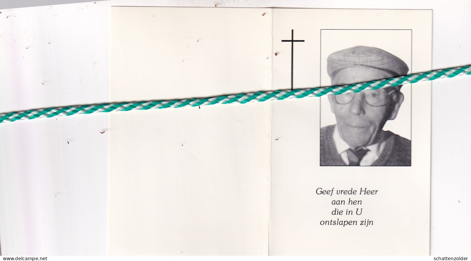 Jozef Leemans-Geens, Nijlen 1909, 1993. Foto - Décès