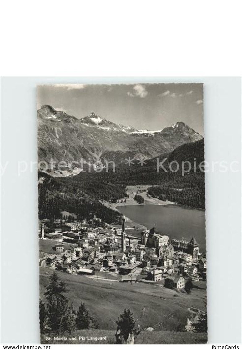 12359267 Moritz GR St Piz Languard See Dorf St Moritz - Sonstige & Ohne Zuordnung