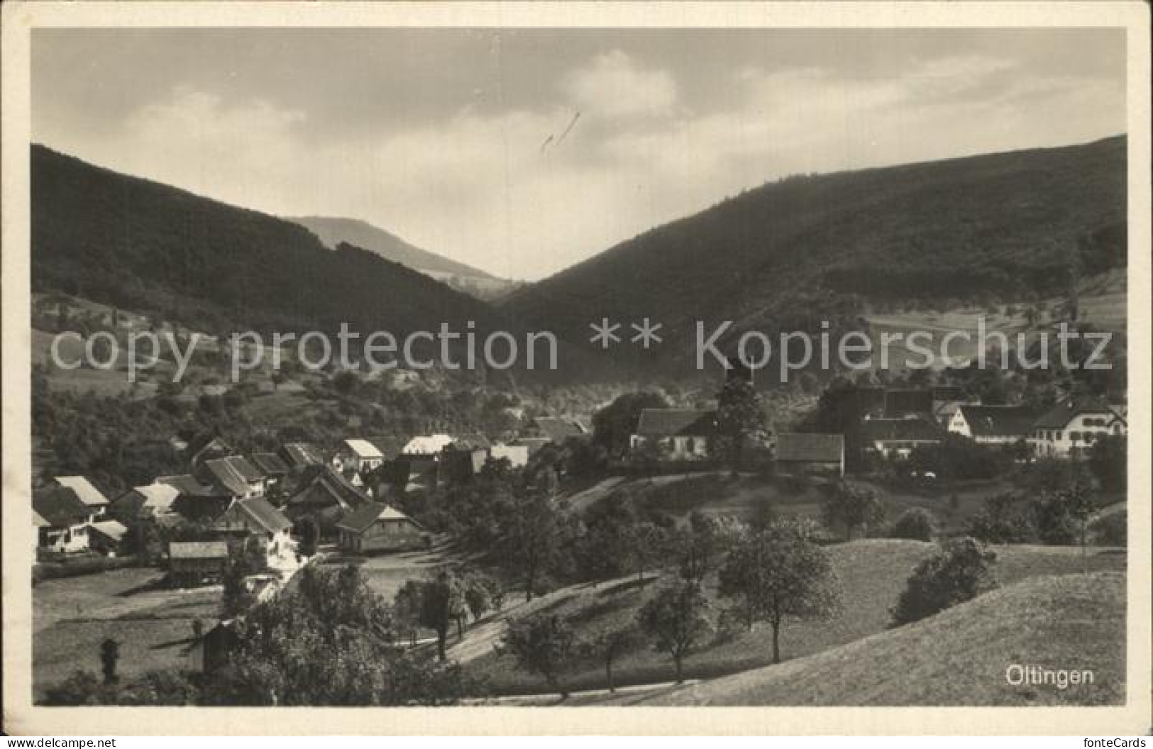 12358807 Oltingen Panorama Militaerpost Oltingen - Other & Unclassified