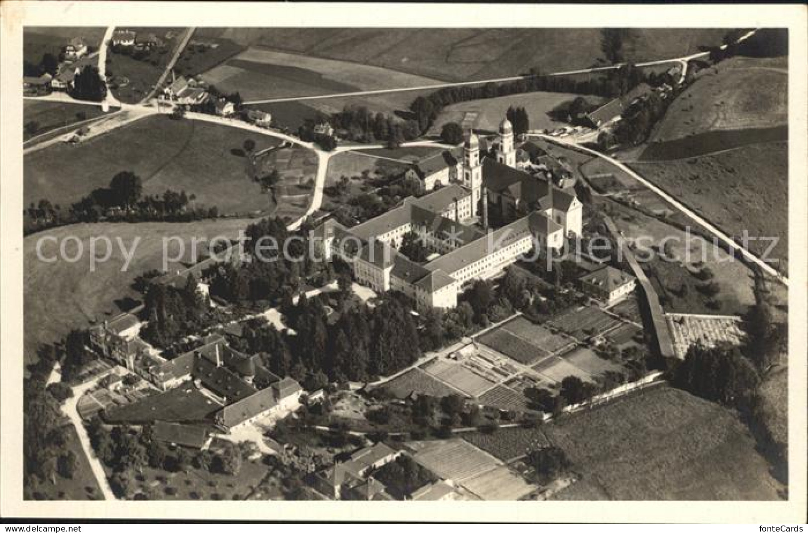 12358647 St Urban Willisau Kloster Fliegeraufnahme St Urban Willisau - Other & Unclassified