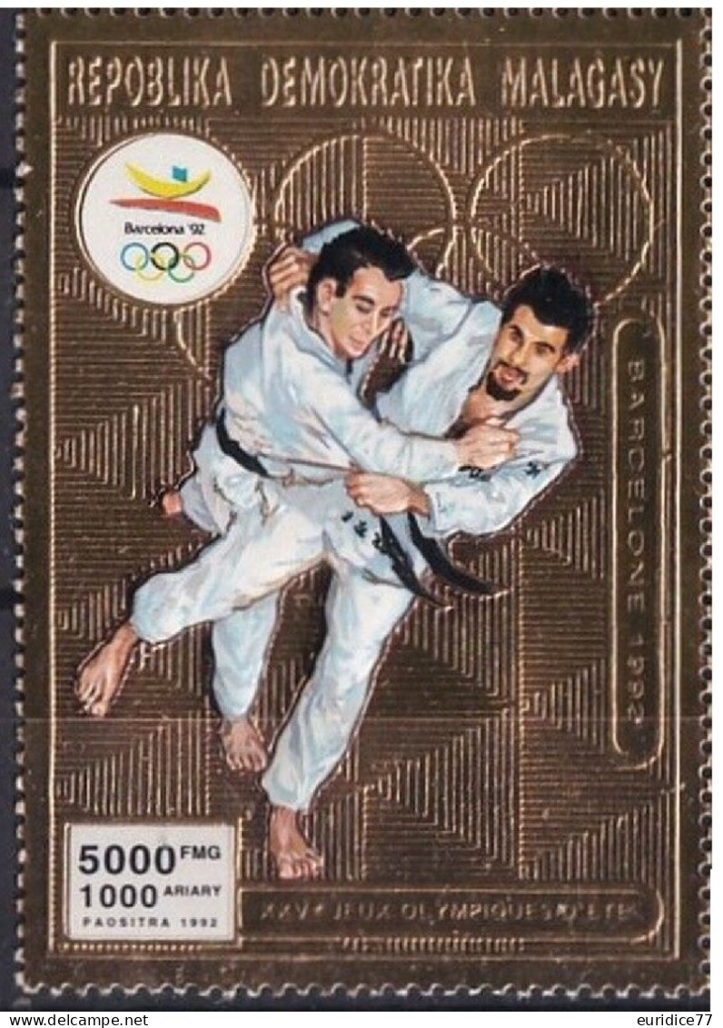 Madagascar 1992 - Olympic Games Barcelona 92 Gold Mnh** - Sommer 1992: Barcelone