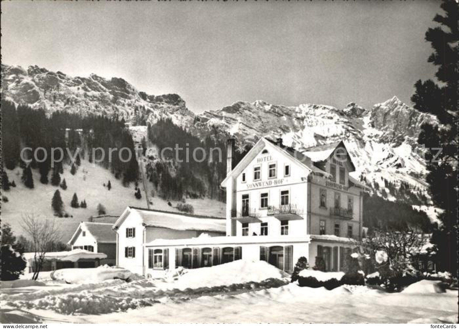 12342017 Engelberg OW Hotel Pension Sonnwendhof Engelberg - Autres & Non Classés