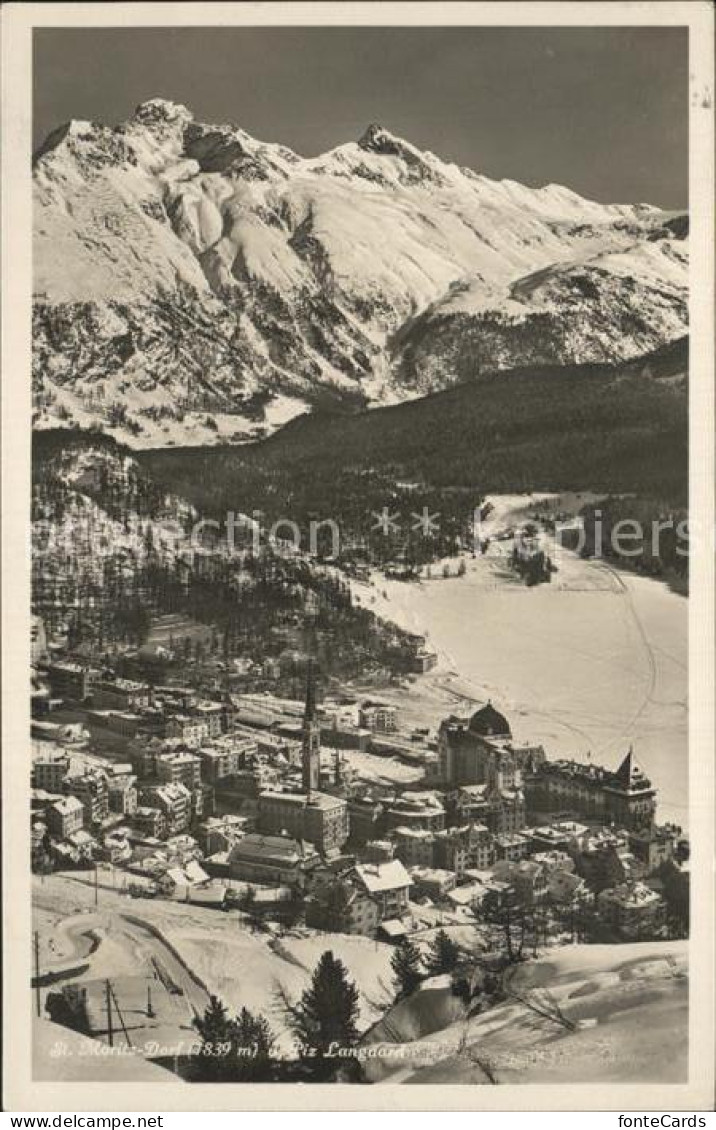 12341297 St Moritz Bad GR Piz Langaard St Moritz - Sonstige & Ohne Zuordnung