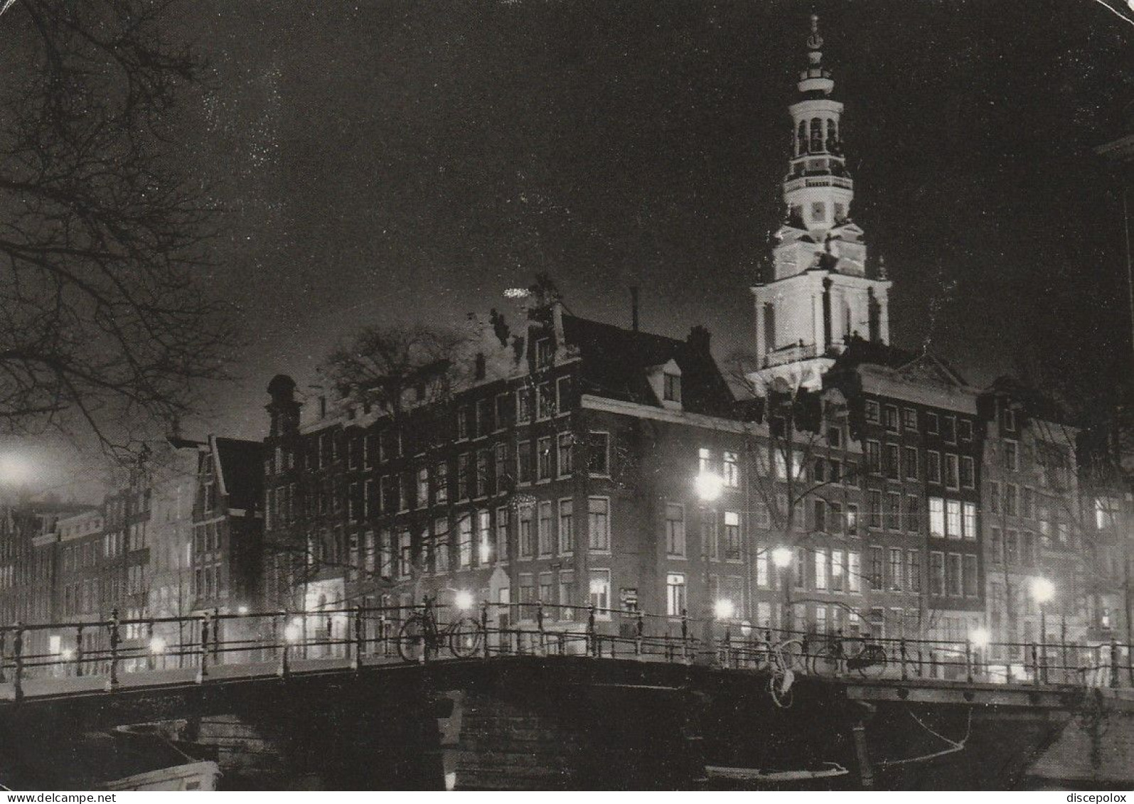 AD412 Amsterdam - Nacht Night Nuit Notte Noche / Viaggiata - Amsterdam