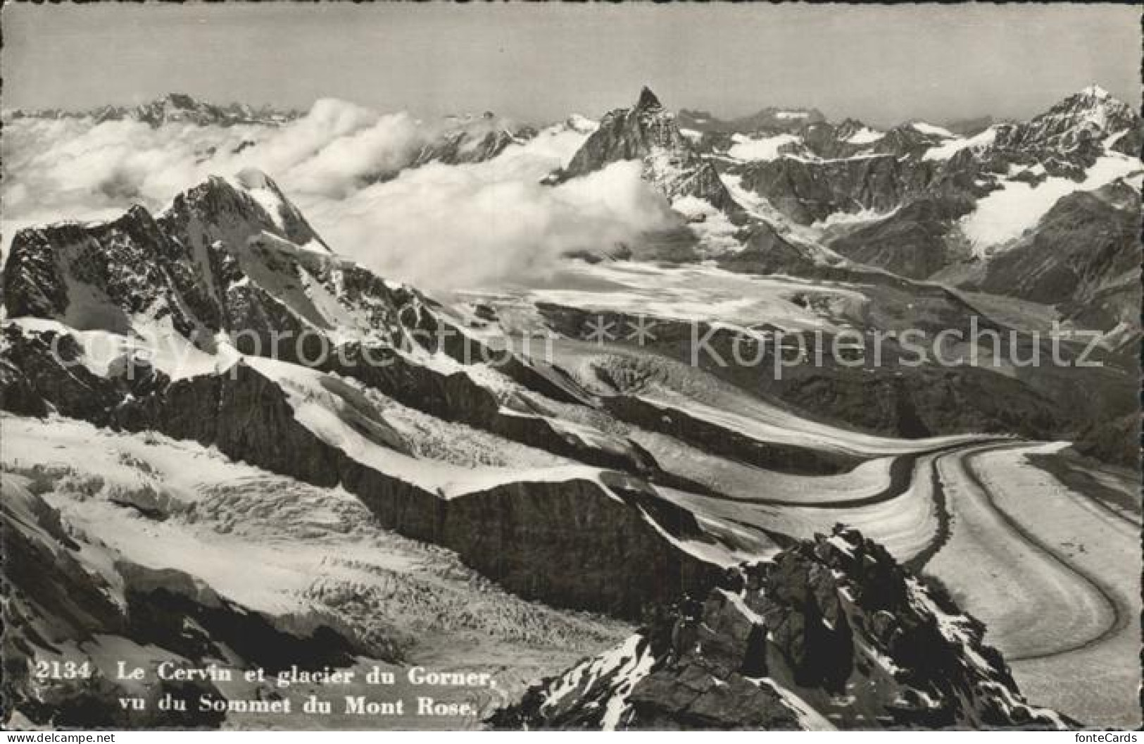 12339987 Cervino Glacier Du Gorner Matterhorn - Sonstige & Ohne Zuordnung