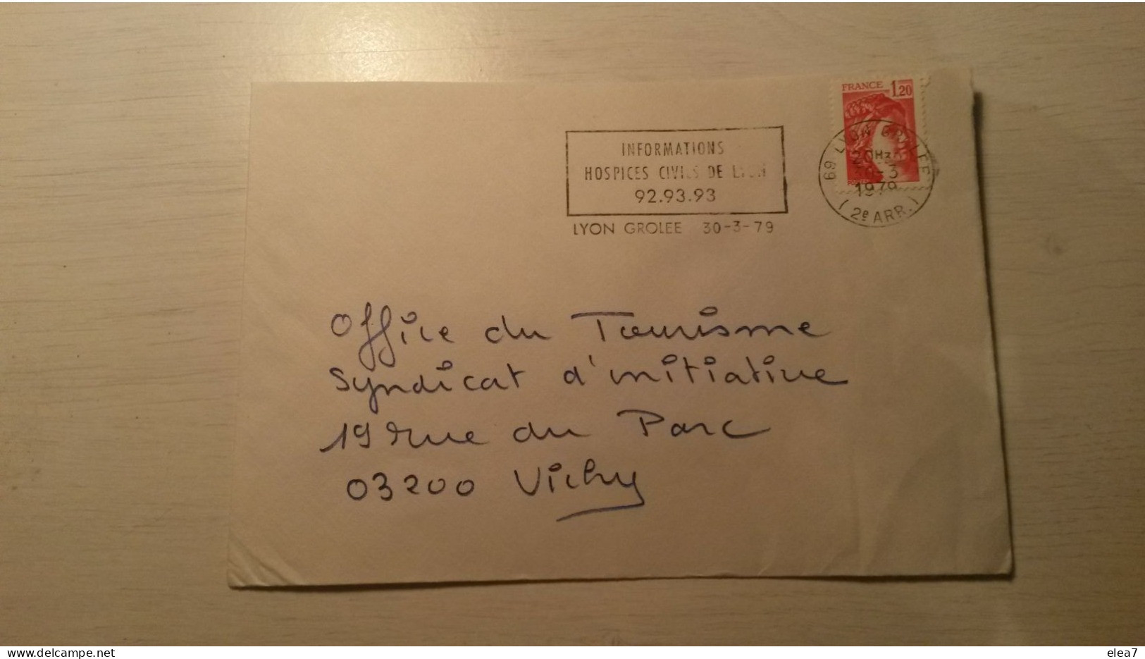 ENVELOPPE 1993 En Provenance De France - Briefe U. Dokumente