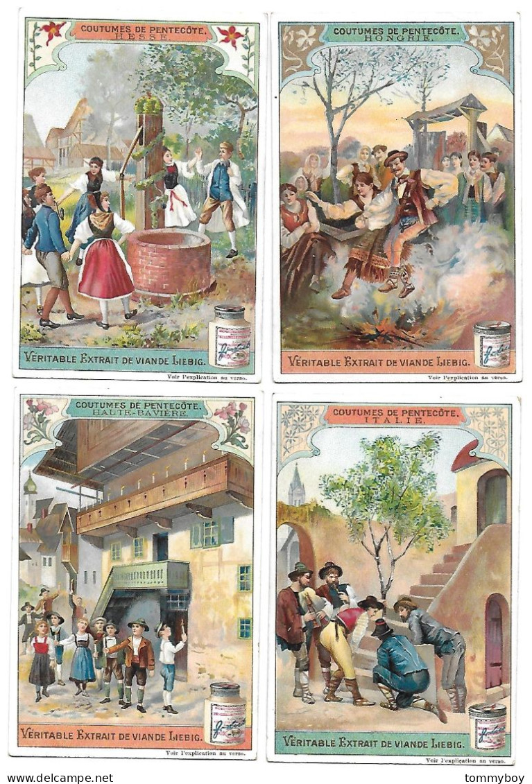 S 698, Liebig 6 Cards, Costumes De Pentecôte (ref B17) - Liebig
