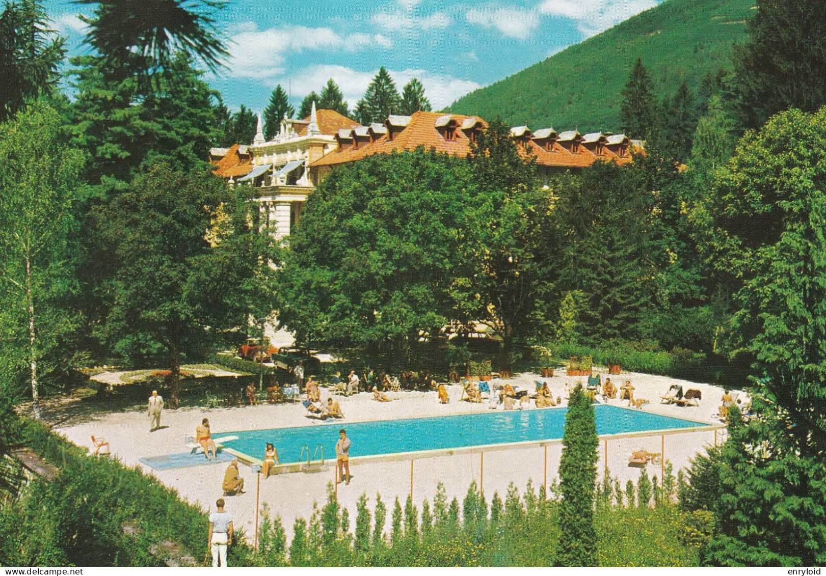 Levico Terme La Piscina Del Grand Hotel  - Autres & Non Classés