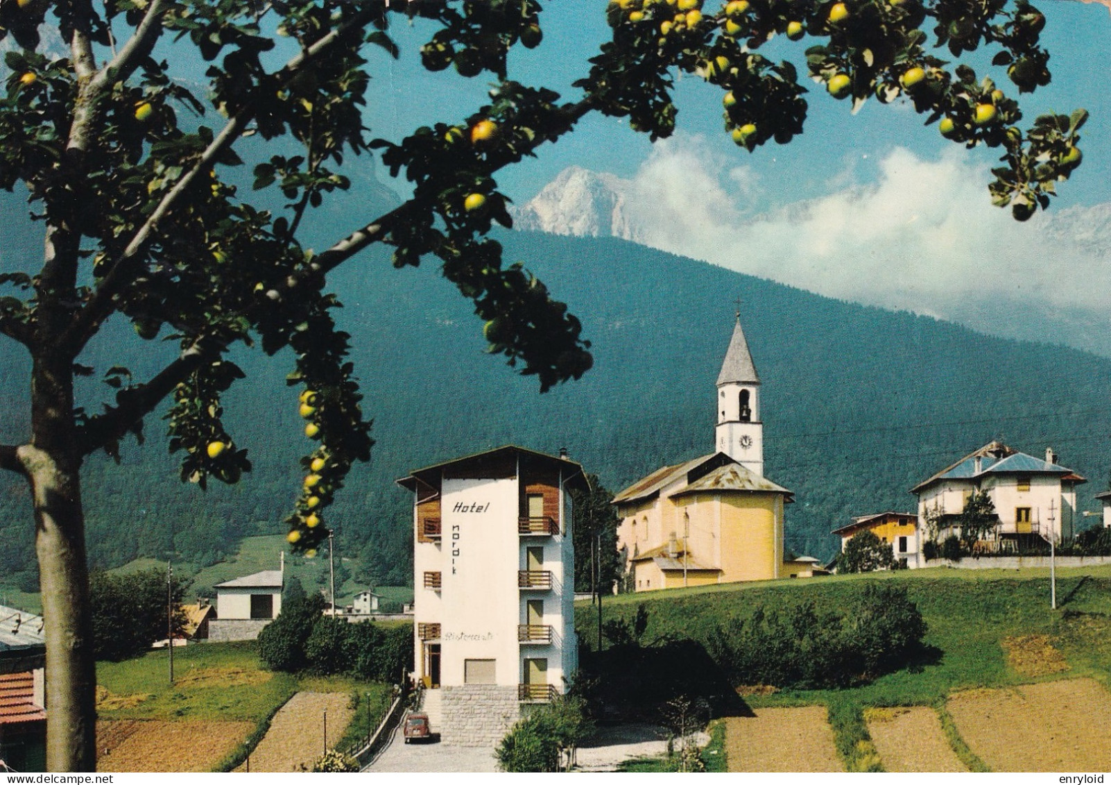 Andalo Dolomiti Di Brenta Scorcio Panoramico E Chiesa Parrocchiale  - Sonstige & Ohne Zuordnung