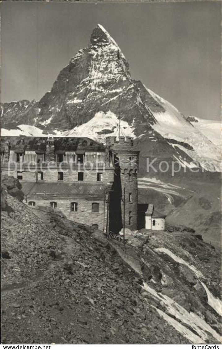 12336657 Gornergrat Zermatt Hotel Mit Matterhorn Gornergrat Zermatt - Sonstige & Ohne Zuordnung