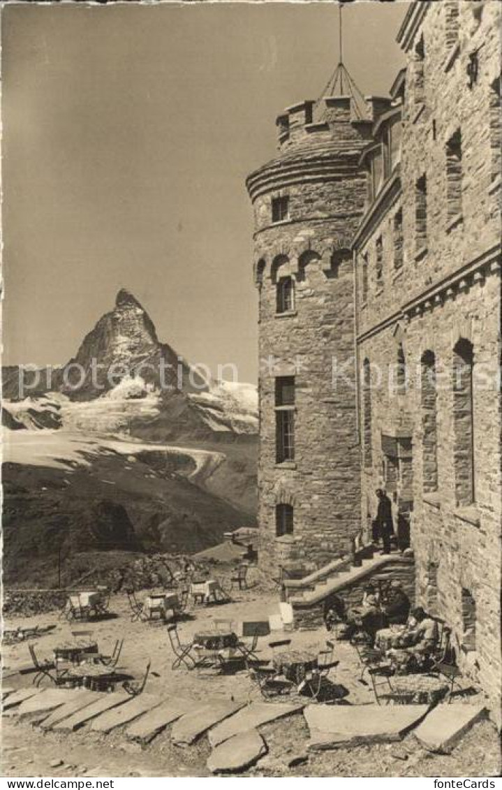 12336597 Zermatt VS Gornergrat Kulmhotel Matterhorn  - Andere & Zonder Classificatie