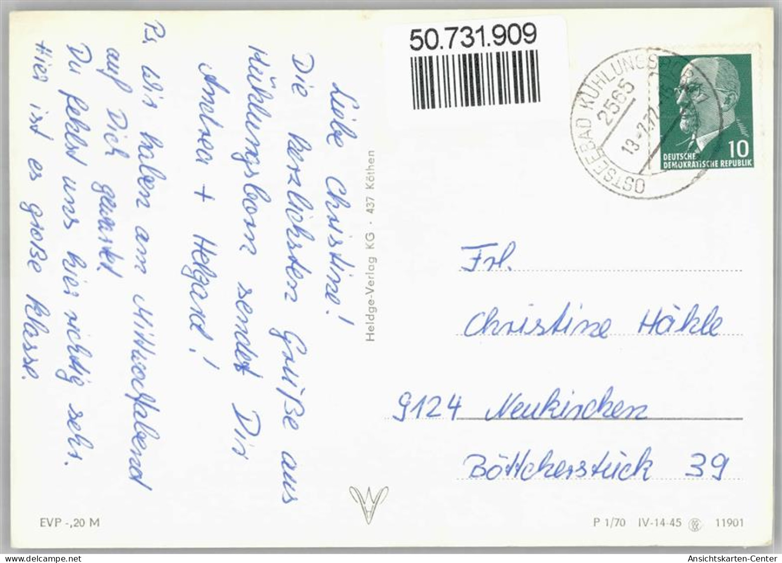 50731909 - Kuehlungsborn , Ostseebad - Kuehlungsborn