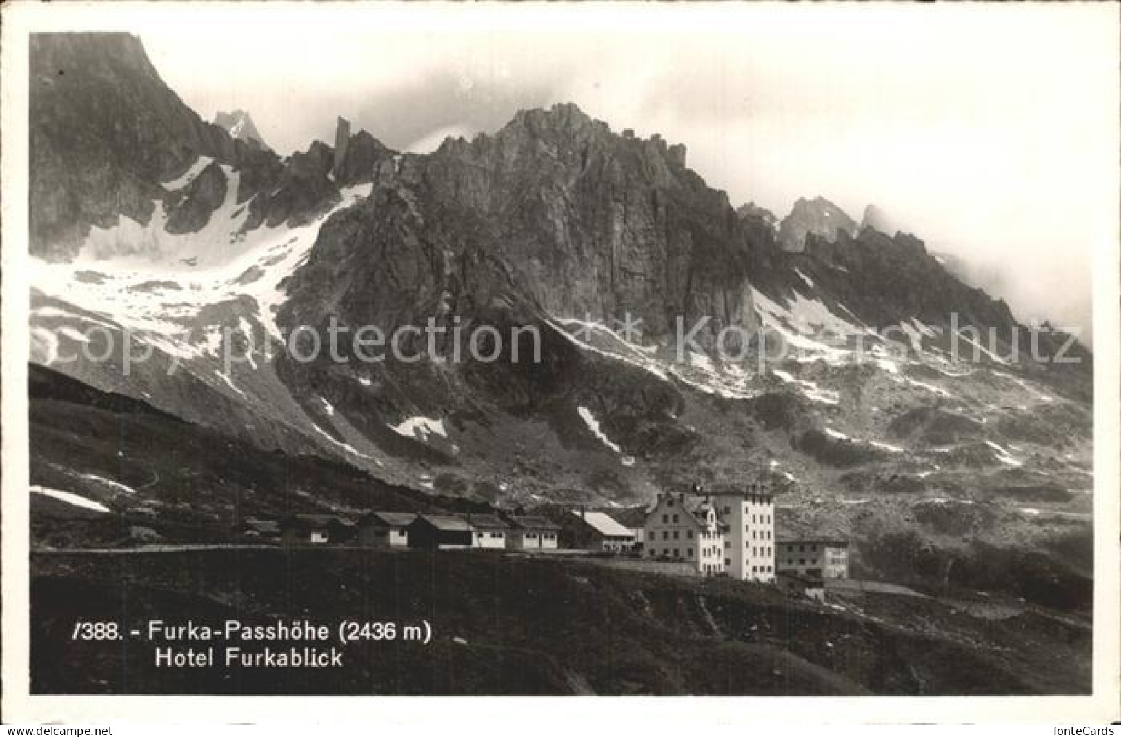 12335607 Furkapass Passhoehe Hotel Furkablick Furka - Sonstige & Ohne Zuordnung