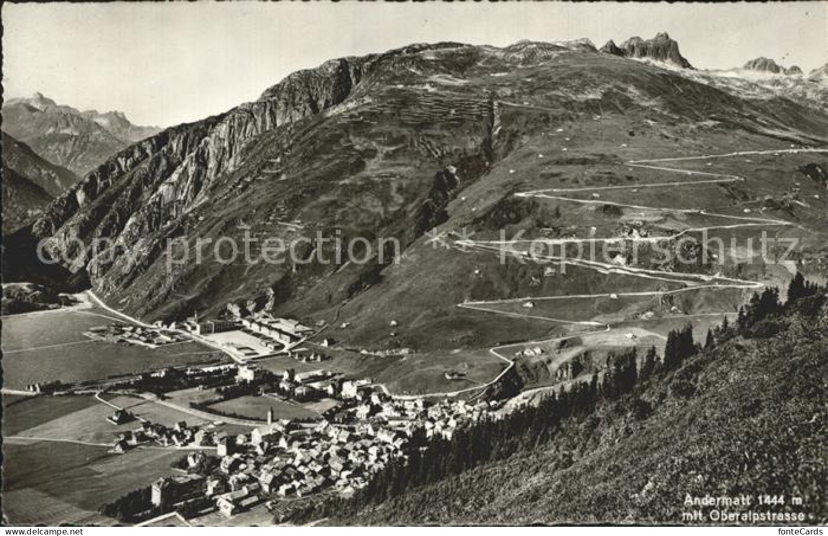 12335587 Andermatt Mit Oberalpstrasse Andermatt - Andere & Zonder Classificatie