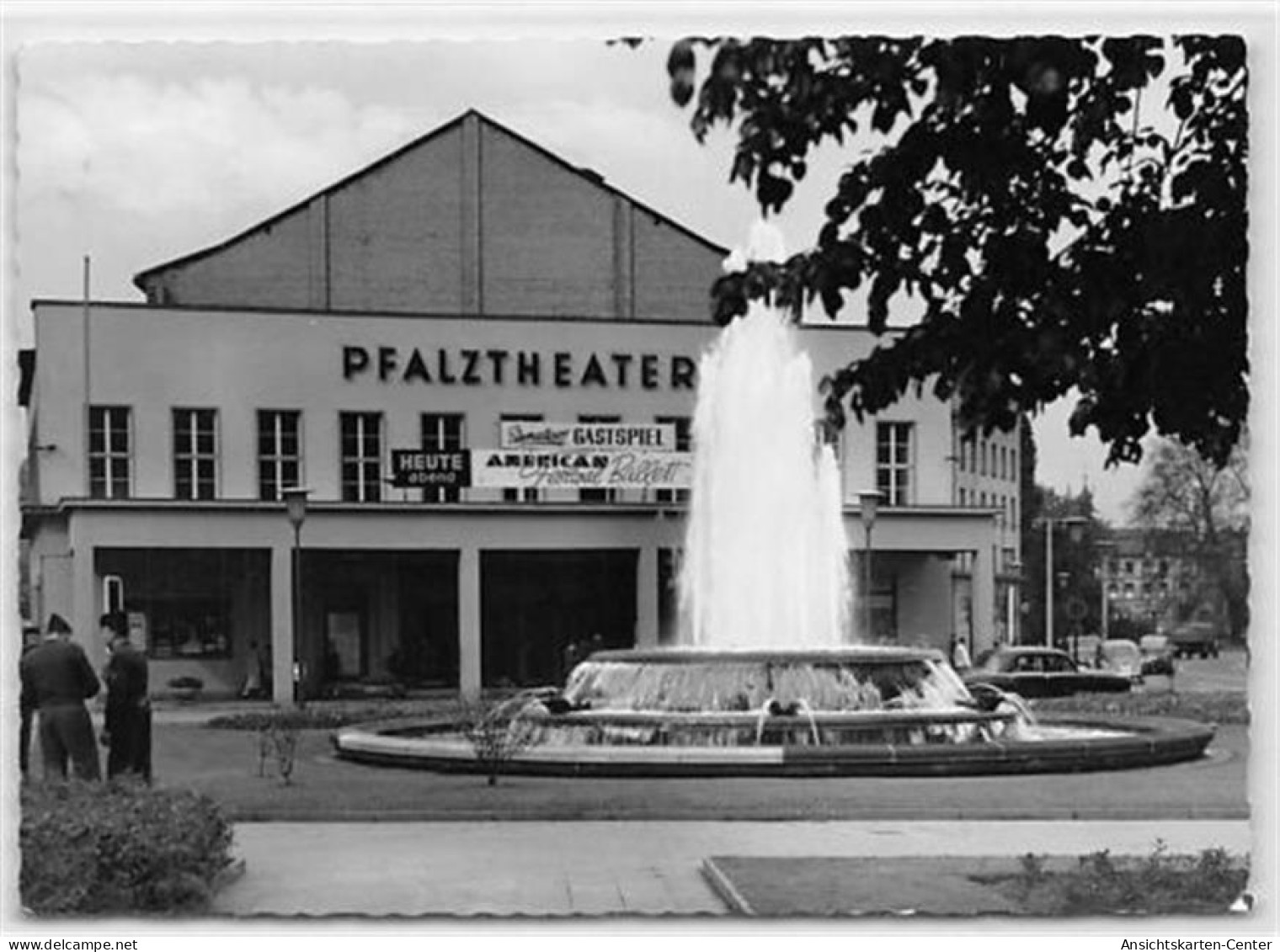 39100109 - Kaiserslautern. Pfalztheater Gelaufen. Leichter Stempeldurchdruck, Sonst Gut Erhalten - Kaiserslautern