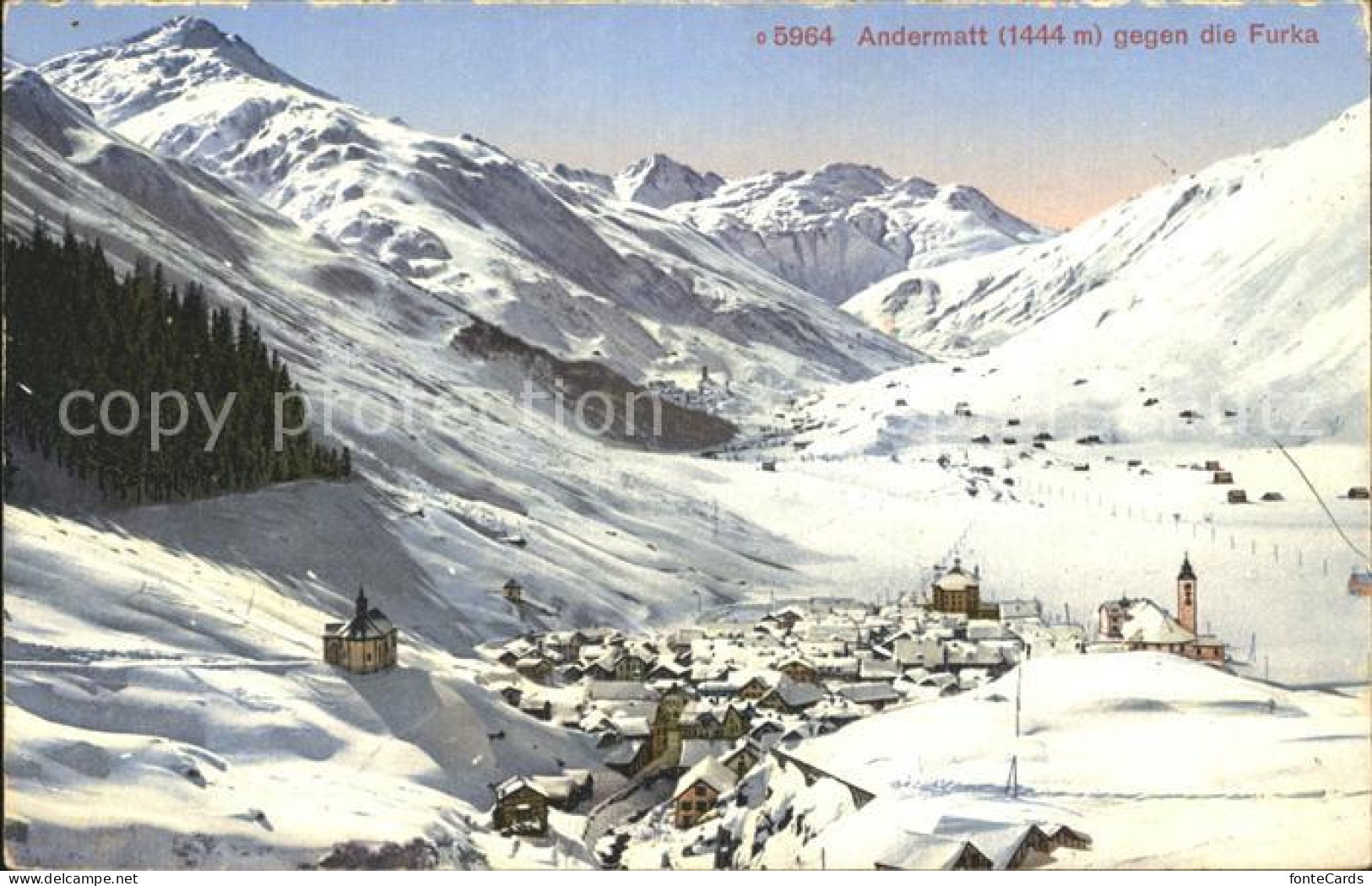 12335507 Andermatt Gegen Furka Andermatt - Sonstige & Ohne Zuordnung