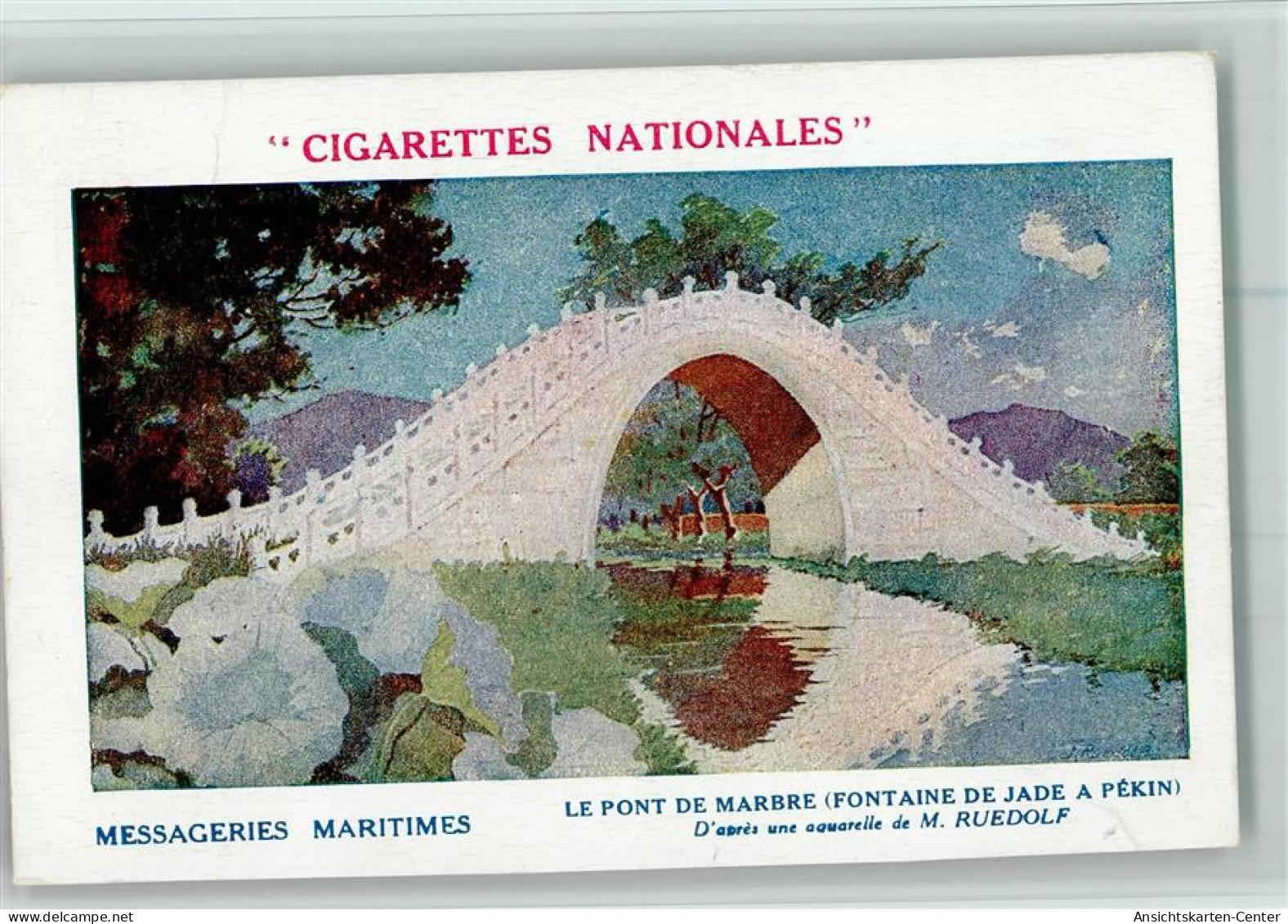 12106809 - Werbung Zigaretten Cigarettes Nationales  - - Werbepostkarten
