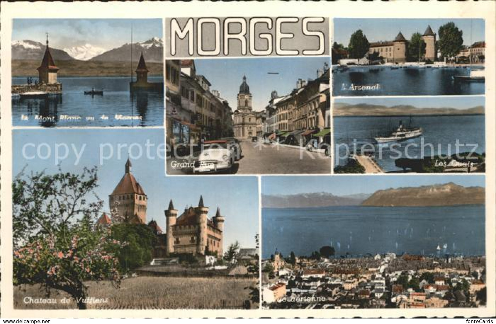 12323527 Morges Mont Blanc L Arsenal Chateau Morges - Andere & Zonder Classificatie