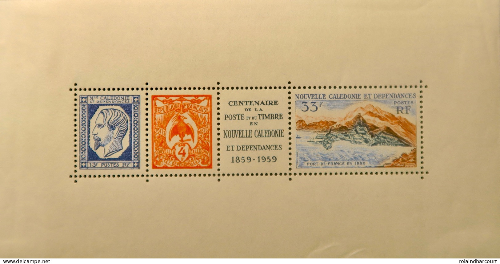 R2253/814 - NOUVELLE CALEDONIE - 1960 - BLOC N°2 NEUF* - Unused Stamps