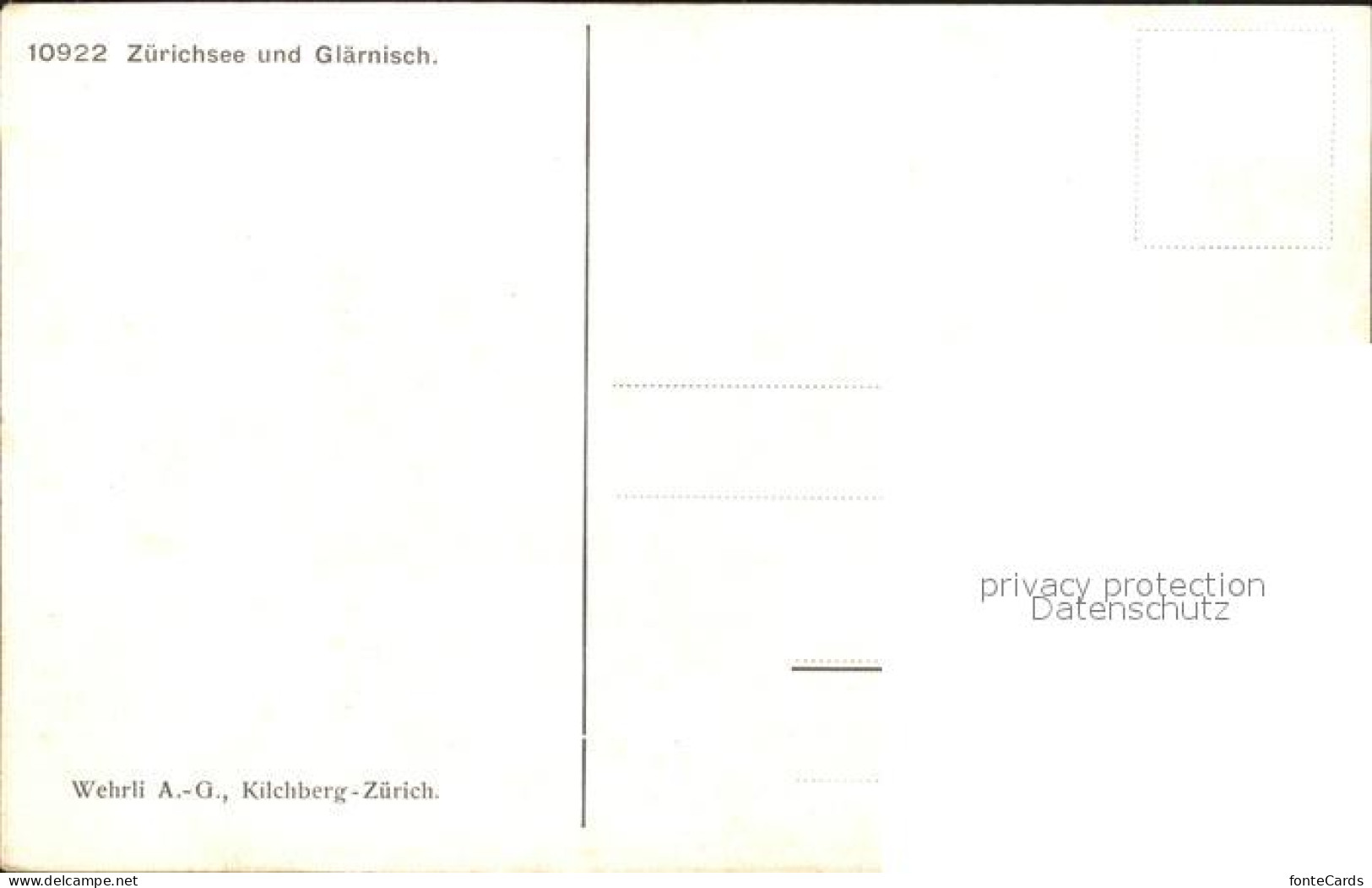 12323287 Zuerichsee Und Glaernisch Kuenstlerkarte Zuerichsee - Sonstige & Ohne Zuordnung