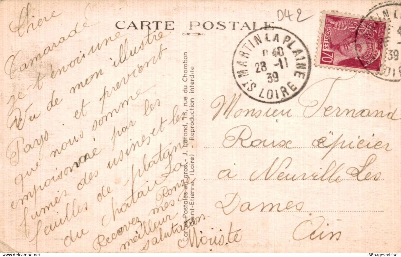 K1405 - RIVE De GIER - D42 - Lot De 4 Cartes Postales - Rive De Gier