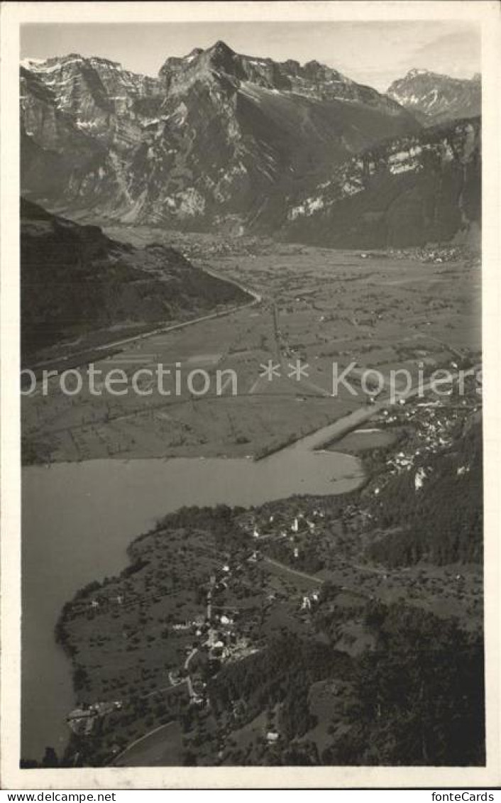 12322617 Amden SG Blick Von Der Durchschlaegi Auf Linthebene Und Glarneralpen Be - Sonstige & Ohne Zuordnung