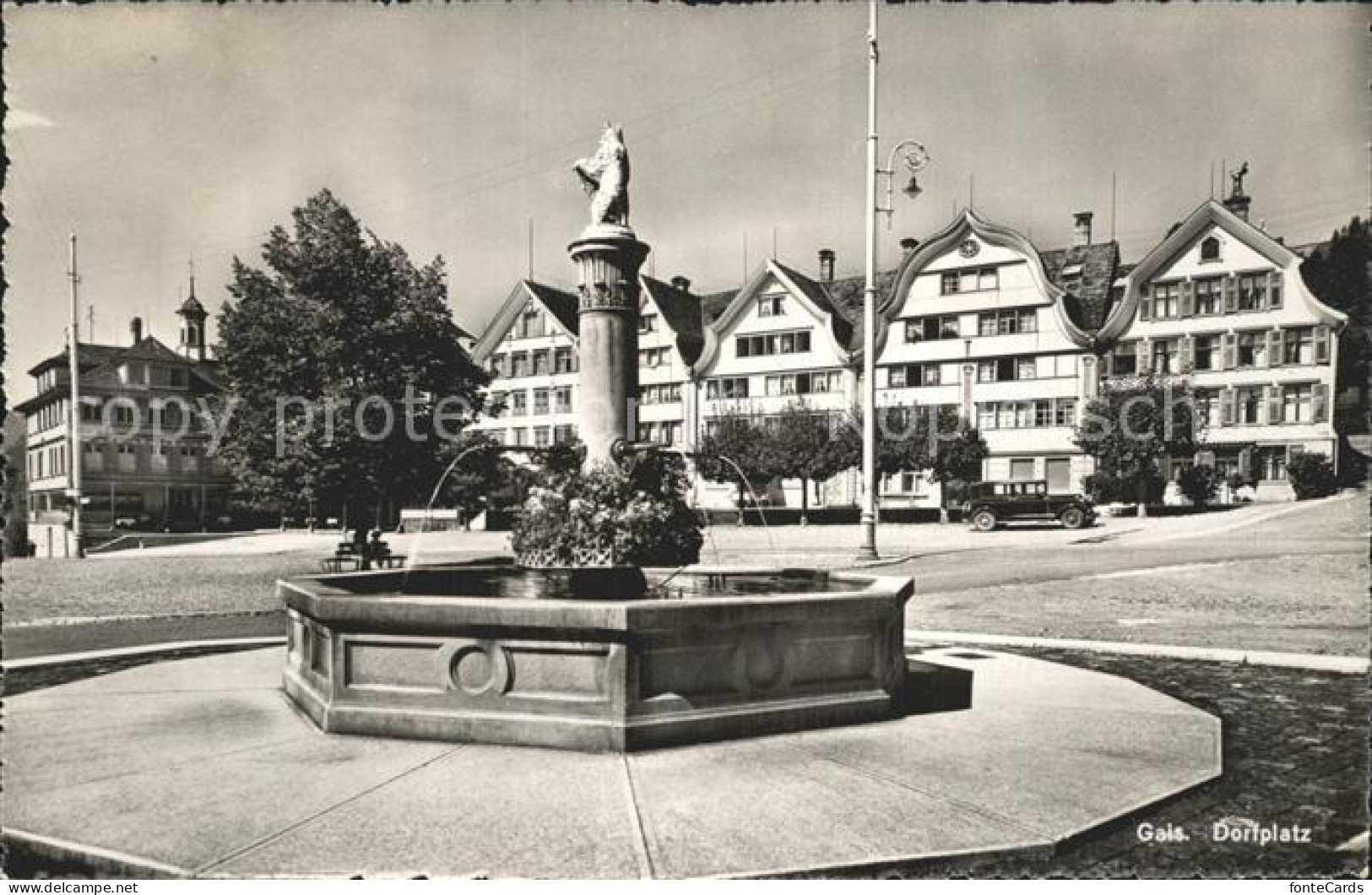 12322567 Gais AR Dorfplatz Mit Brunnen Gais - Other & Unclassified