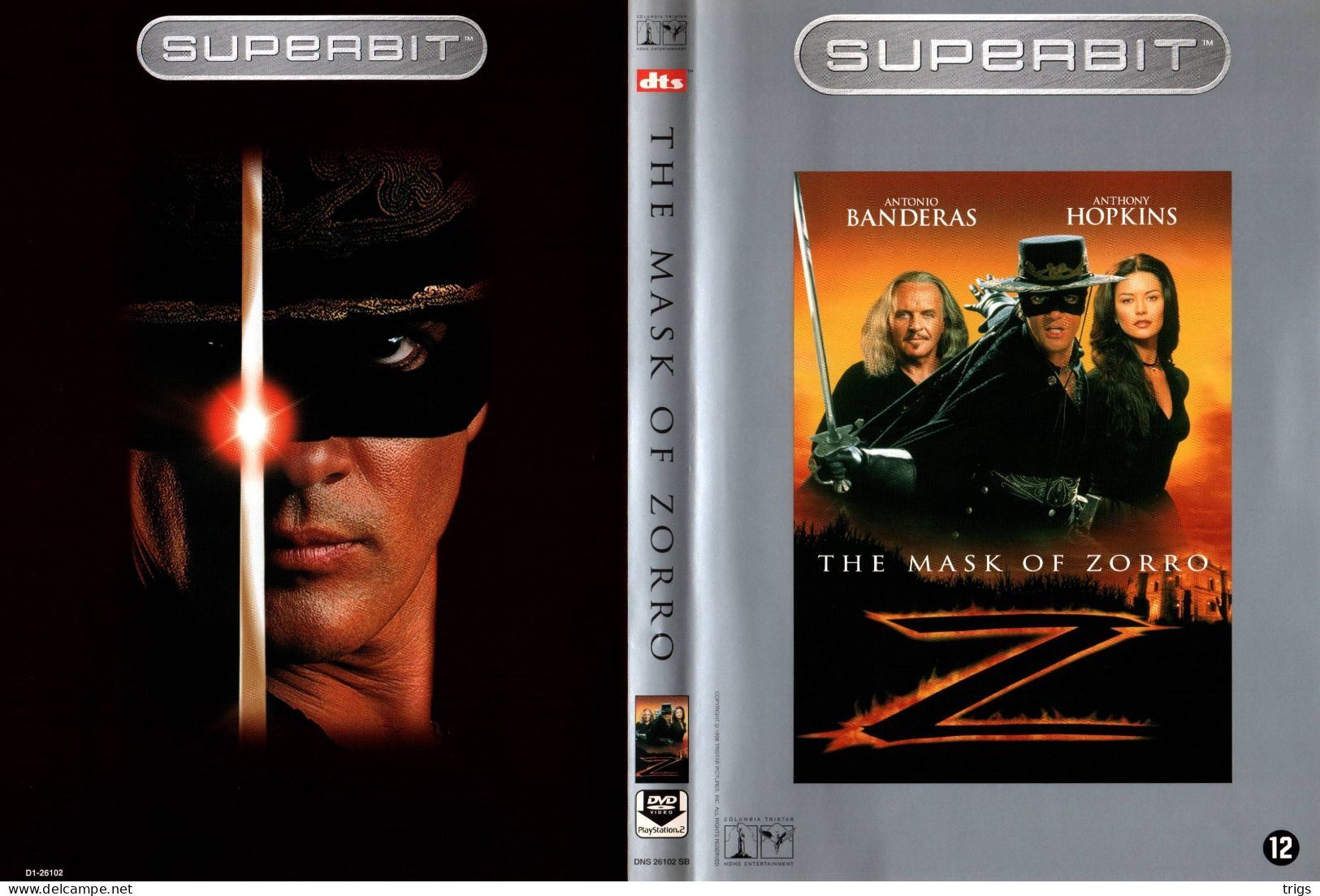 DVD - The Mask Of Zorro - Actie, Avontuur