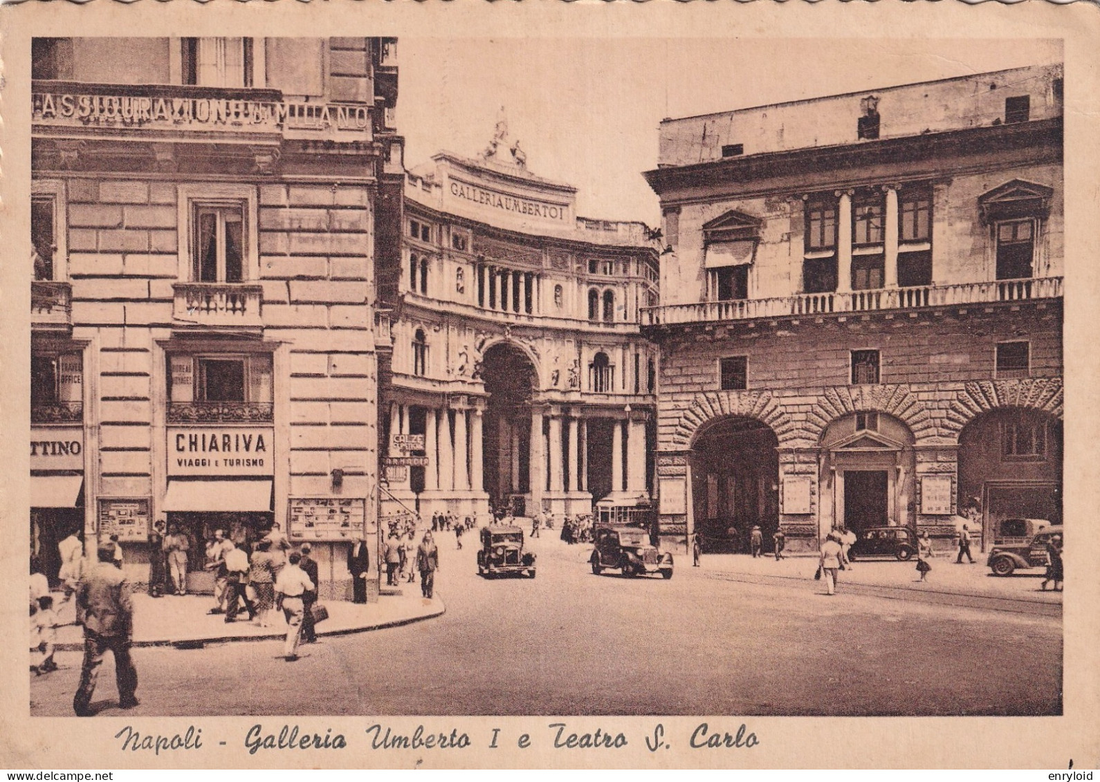 Napoli Galleria Umberto I Teatro San Carlo - Napoli (Naples)