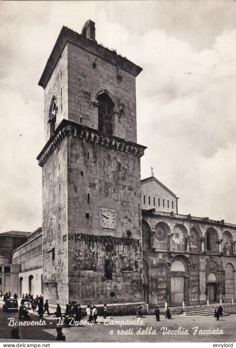 Benevento Il Duomo Campanile Resti Della Vecchia Facciata - Benevento