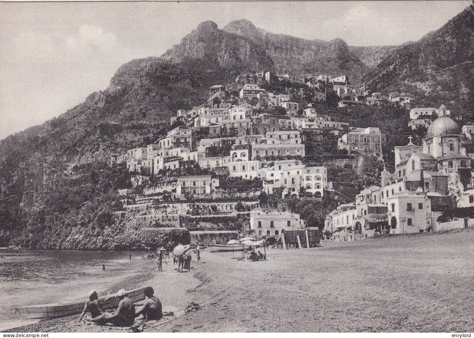 Positano Panorama Dalla Spiaggia - Andere & Zonder Classificatie