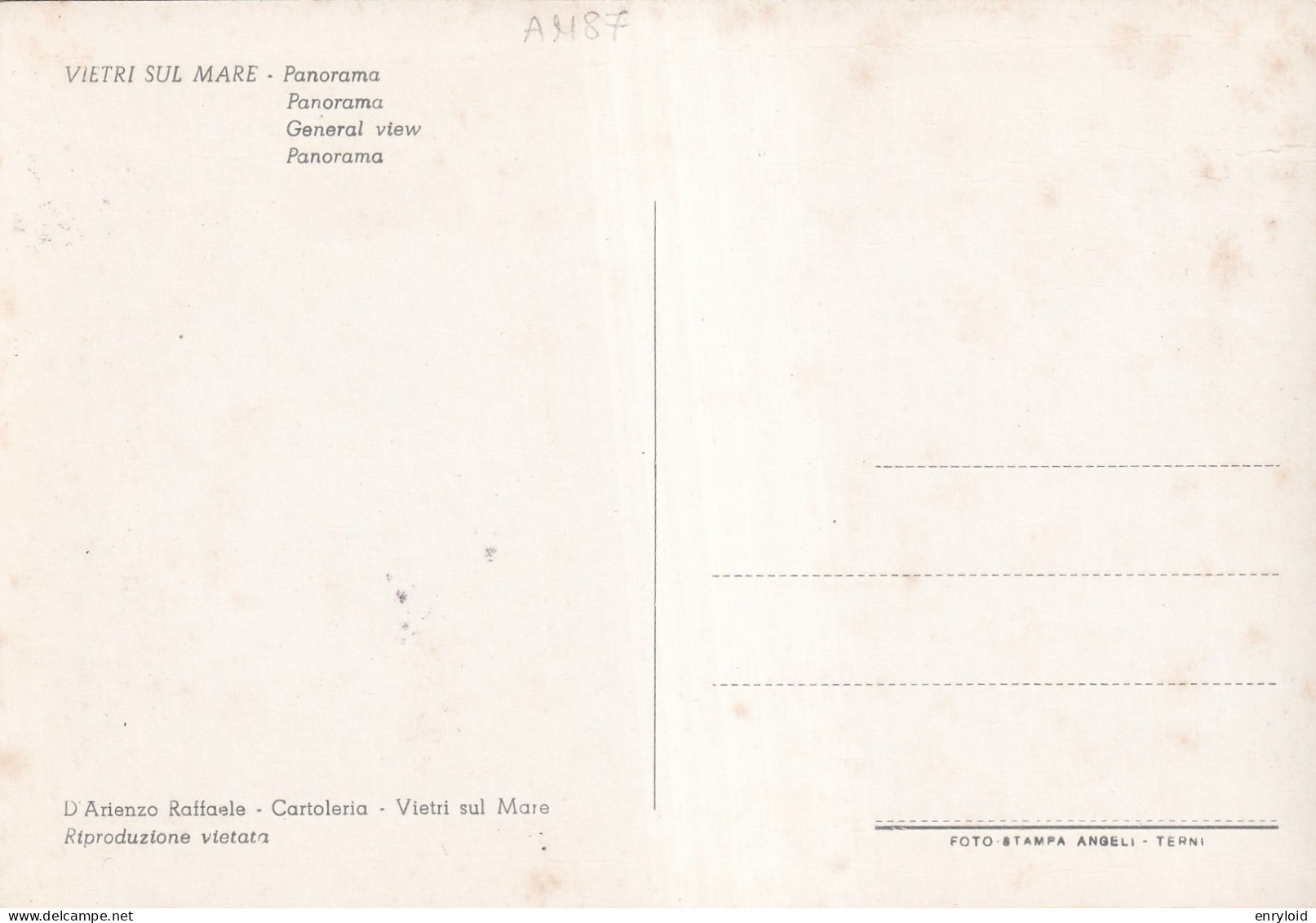 Vietri Sul Mare Panorama - Andere & Zonder Classificatie