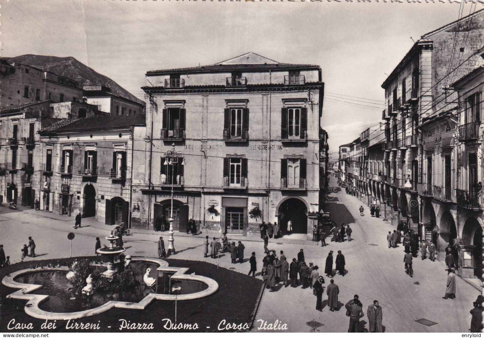 Cava De' Tirreni Piazza Duomo Corso Italia - Autres & Non Classés