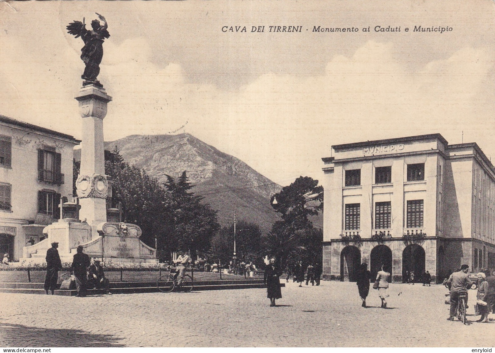 Cava De' Tirreni Monumento Dei Caduti Municipio - Otros & Sin Clasificación