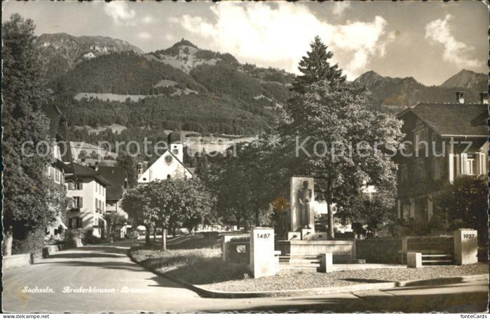 12321987 Sachseln OW Bruder- Klausenbrunnen Sachseln - Sonstige & Ohne Zuordnung