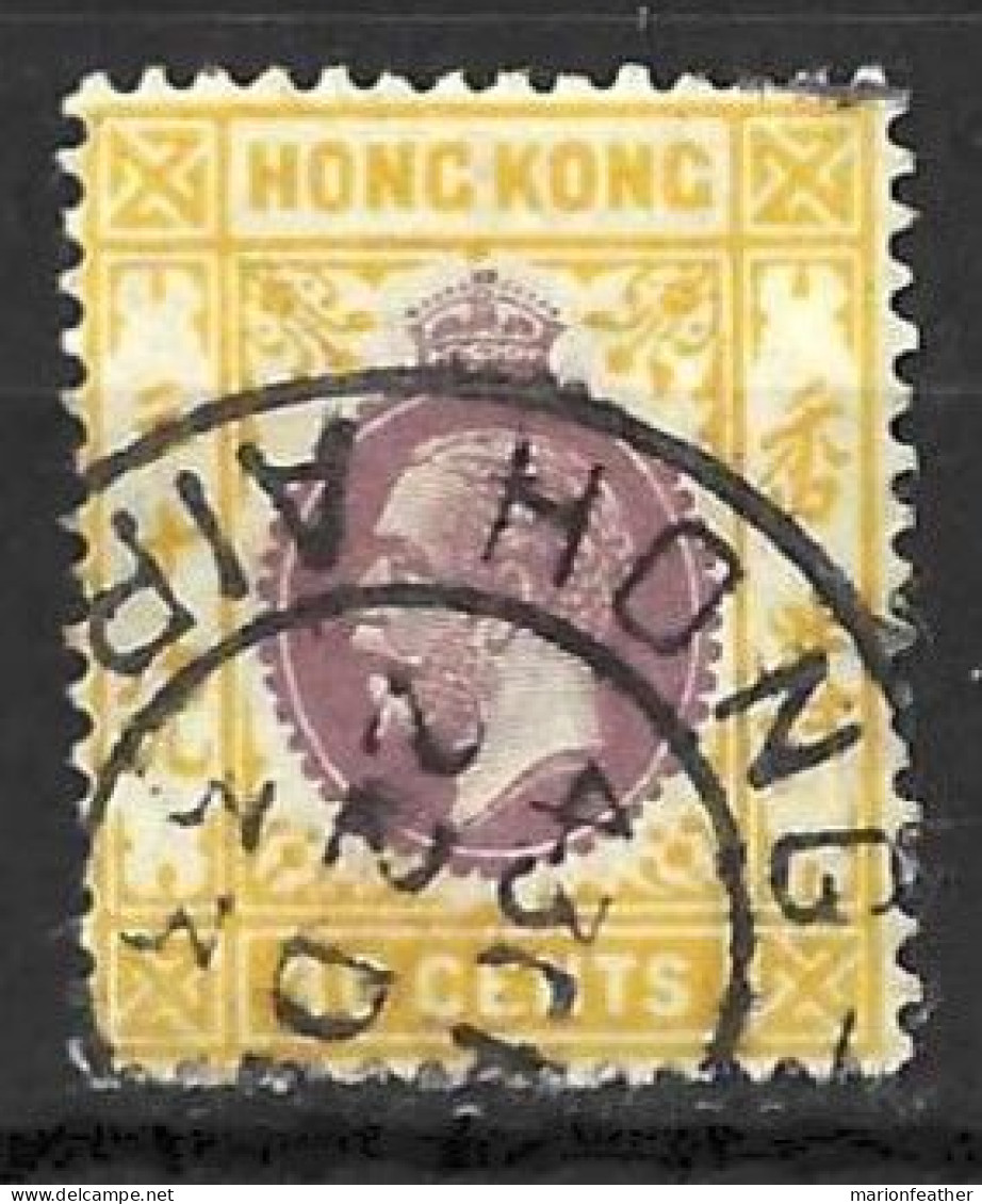 HONG KONG....KING GEORGE V..(1910-36..)..." 1921..".....30c.......AIR.... CDS.....VFU..... - Gebraucht