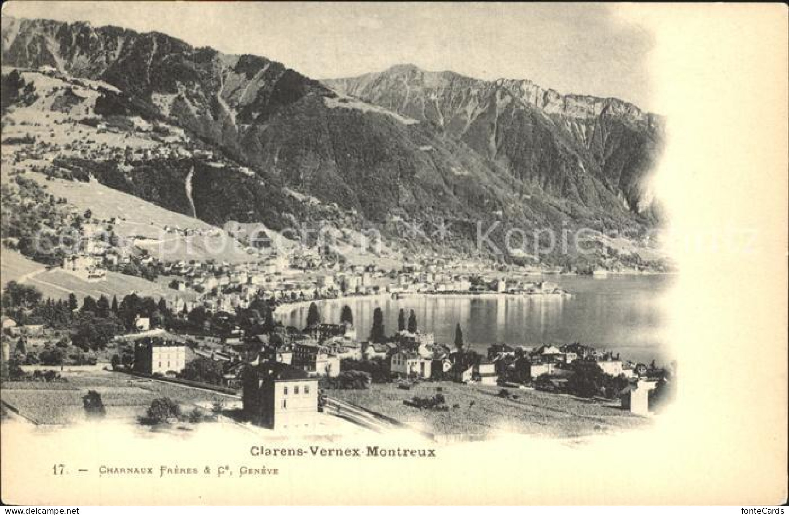 12321127 Clarens VD Vernex Montreux Lac Leman Alpes Genfersee Alpen Clarens - Andere & Zonder Classificatie