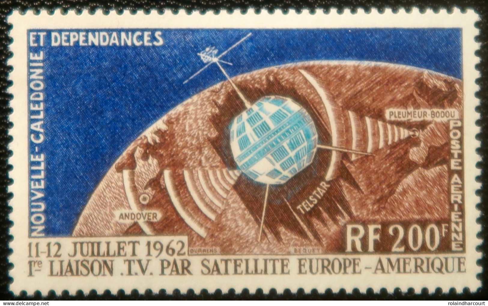 R2253/816 - NOUVELLE CALEDONIE - 1962 - POSTE AERIENNE - N°73 NEUF* - Unused Stamps