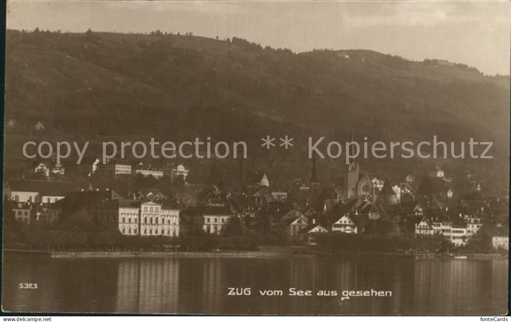 12320727 Zug  ZG Stadtansicht Zugersee  - Sonstige & Ohne Zuordnung