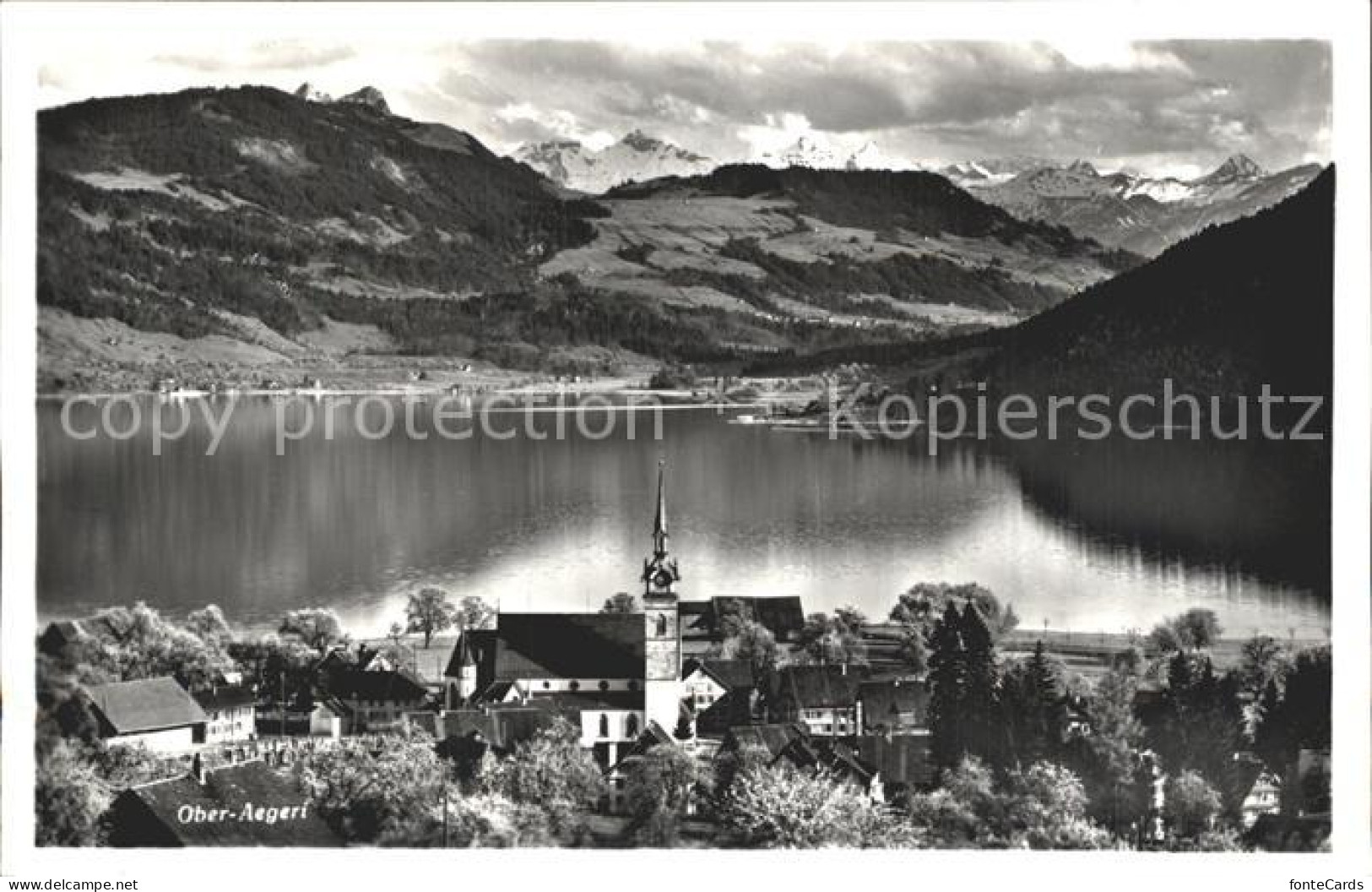 12320717 Oberaegeri Stadtansicht Oberaegeri - Andere & Zonder Classificatie