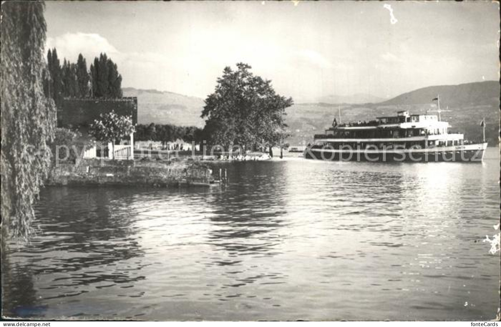 12319477 Maennedorf Uferpartie Zuerichsee Dampfer Maennedorf - Andere & Zonder Classificatie